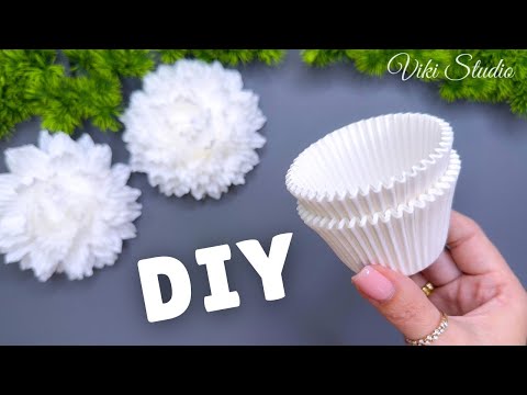 Create Gorgeous Paper Flowers with Just Cupcake Liners!