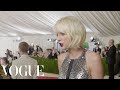 Taylor Swift on Looking Like a Futuristic Gladiator Robot | Met Gala 2016