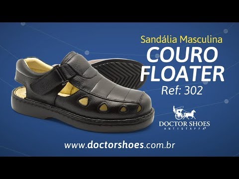 Sandália Masculina em Couro Floater – Doctor Shoes