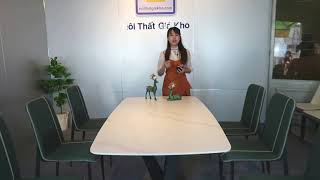 Bộ bàn ăn 6 ghế Vertical - noithatgiakho.com