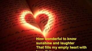 How Wonderful to Know ...  Cliff Richard (&quot;Anema e core&quot;)