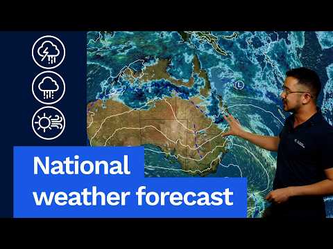 National Weather Forecast: Rain continues in the east, warmer in the south