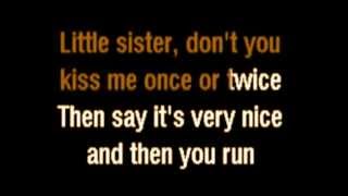 ELVIS-LITTLE SISTER medley GET BACK Karaoke