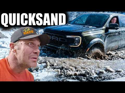 Ford Raptor Made a Wrong Turn And Landed In Quicksand!