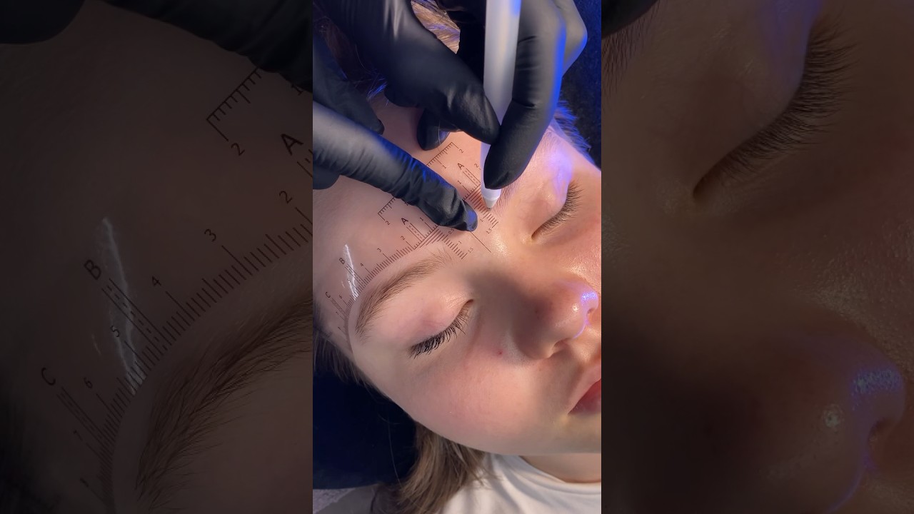 Brow Mapping Accessories by Wimpern deLuxe. Augenbrauenarchitektur. Augenbrauen Zeichen