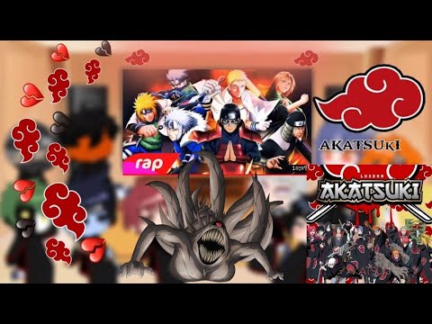 🦅•|Akatsuki reagindo ao rap dos Hokages|Gacha Club•|🦅