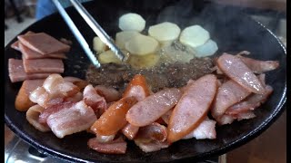 살다살다 솥뚜껑이 메뉴인 부대찌개집은 처음 봤습니다! [맛있겠다 yummy]