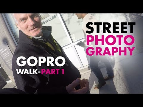 STREET PHOTOGRAPHY in Toronto - GOPRO HERO POV - Golden Hour shooting - Part 1