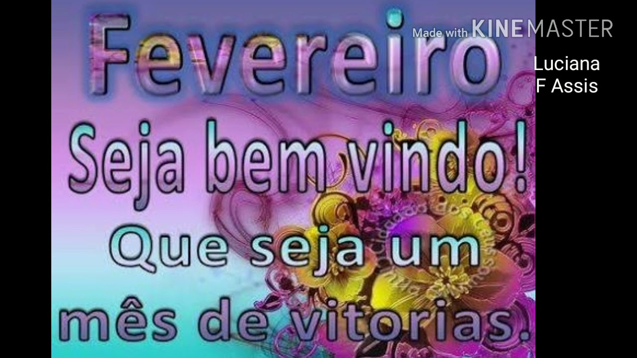 Mensagem para mês de Fevereiro