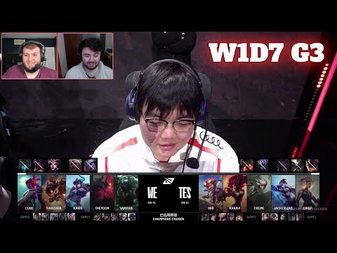 TES vs WE - Game 3 | Week 1 Day 7 LPL Winter 2025 | Top Esports vs Team WE G3 full