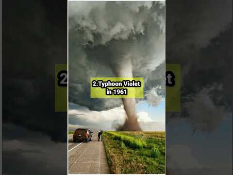 The 10 Most Powerful Typhoons in History#typhoon #cyclone #tornado #top10  #trending #viral