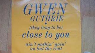 Gwen Guthrie Ain&#39;t nothin goin on but the rent Extended