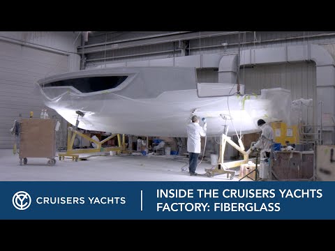 Inside the Cruisers Yachts Factory: Fiberglass