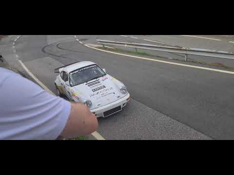 Rally della lana storico 2021 prime auto primo incidente