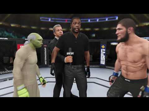 UFC 4 - Khabib vs. Master Yoda - Crazy UFC 👊🤪