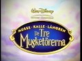Disney S Musse Kalle Och Långben I De Tre Musketörerna Reklam 2004 DVD Och Video Reklam 2