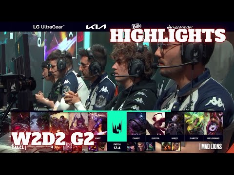 XL vs MAD - Highlights | Week 2 Day 2 LEC Spring 2023 | Excel vs Mad Lions W2D2
