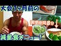 ボディビル大会1ヶ月前の減量食(夜食)メニューとオートミールの簡単アレンジレシピをご紹介