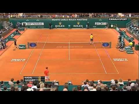 14 04 11   Nadal   Gasquet 1 8 finale, Monte Carlo, highlights   Masters 1000 3rd Round