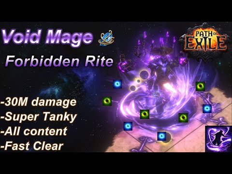 Path of Exile [3.19] - The Best Forbidden Rite Build (30M Damage + Tanky)