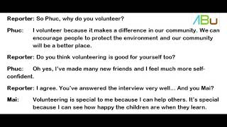 TIẾNG ANH LỚP 7 | UNIT 3 | COMMUNITY SERVICE | LISTENING