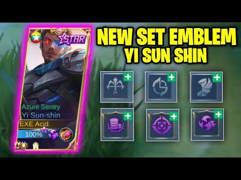 SET EMBLEM YI SUN SHIN FOR THIS NEW PATCH !! YOU MUST TRY THIS SET EMBLEM | EMBLEM TERBARU YSS 2022
