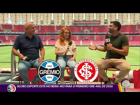 Globo Esporte RS - Inter x Grêmio! Notícias e prováveis times para o Grenal 449, o primeiro do ano