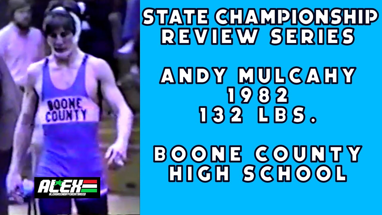 State Wrestling Championship match review w/ Andy Mulcahy (Boone Co,;  1982 132 lbs.)