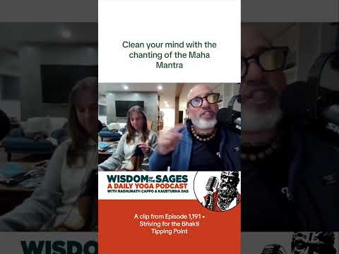 Limpe sua mente com o canto do Maha Mantra #podcast #espiritualidade #bhakti