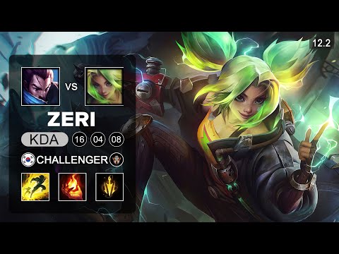 Zeri Mid vs Yasuo - KR Challenger - Season 12 Patch 12.2