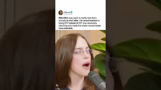 Download lagu BILLIE EILISH STANDS UP FOR HEIGHT mp3 Download lagu BILLIE EILISH STANDS UP FOR HEIGHT mp3