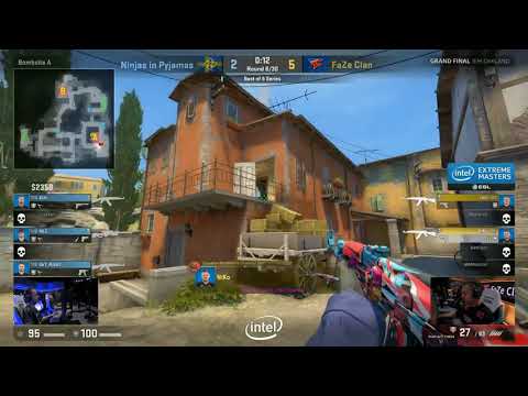 Rez Insane quad kill clutch - NiP vs Faze - Grand Final IEM Oakland 2017