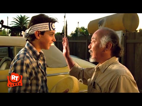 The Karate Kid (1984) - Wax On, Wax Off Scene | Movieclips