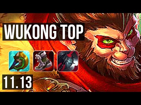 WUKONG vs CAMILLE (TOP) (DEFEAT) | 3.6M mastery, 6 solo kills, 700+ games | BR Challenger | v11.13