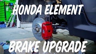 Honda Element TSX Brake Upgrade