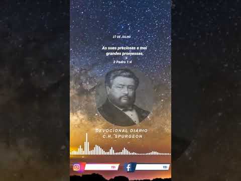 27 de Julho Devocional Diário Charles Spurgeon