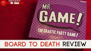 Mr  Game Party Board Game Overview
