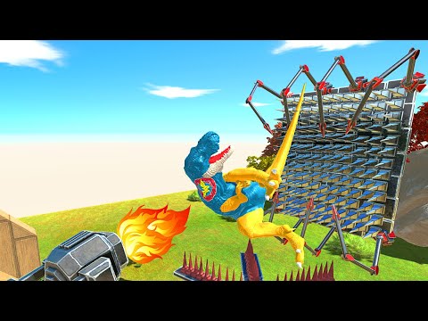 WHO can ESCAPE FROM Jet Engine | ARBS - Animal Revolt Battle Simulator