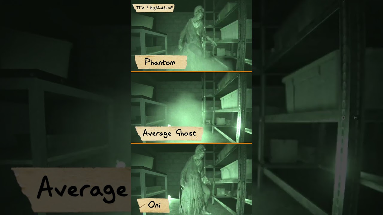 Comparison between Phantom, Oni and the average Ghost
