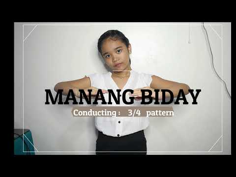 Conducting 3/4  Manang Biday