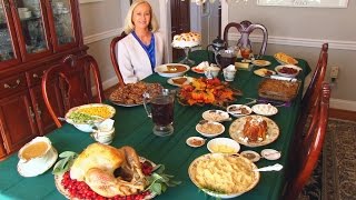 Betty's Thanksgiving Dinner Table, 2014