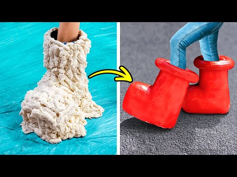 DIY BIG RED BOOTS And How To Make Your Own Jewelry And Home Accessories