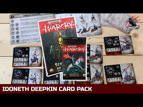 IDONETH DEEPKIN WARCRY CARD PACK - Unboxing Review + Comparison With Sentinels Of Order Warcry Book