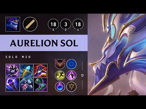 Aurelion Sol Mid vs Taliyah - EUW Grandmaster Patch 25.14