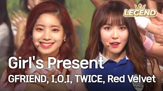 Girl&#39;s Present - GFRIEND,I.O.I,TWICE,Red Velvet  [2016 KBS Song Festival / 2017.01.01]