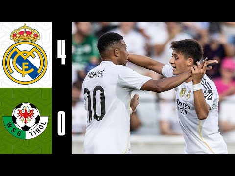 Real Madrid 4-0 WSG Tirol | HIGHLIGHTS | 12/08/2025