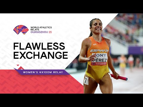 Spain run 4x100m national record to beat Jamaica | World Athletics Relays Guangzhou 25
