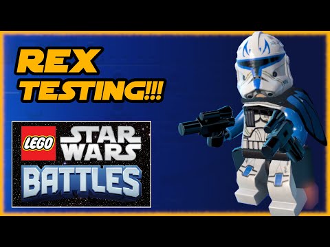 Rex Testing!  Does he work?  Is he better than Jango?  LEGO Star Wars Battles