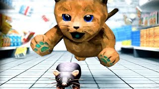 Bad Kitty Cat 3D Simulator Fun Little Kitten Pet Animal Care Games for Babies - My Favorite Cat