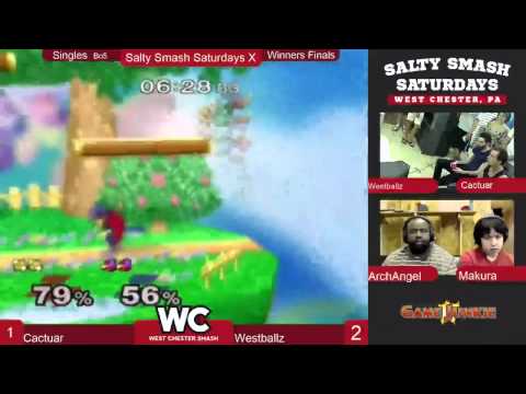 Salty Smash Saturdays X Winners Finals: Cactuar(Fox) vs Westballz(Falco)
